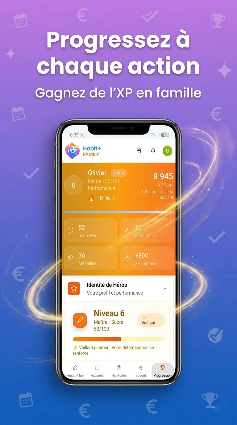 Statistiques & Récompenses Familiales 1